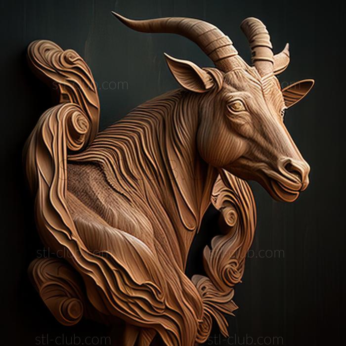 3D model st goat (STL)